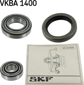 SKF VKBA 1400 - Комплект підшипника маточини колеса avtolavka.club