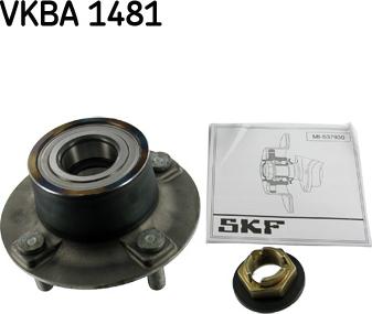 SKF VKBA 1481 - Комплект підшипника маточини колеса avtolavka.club