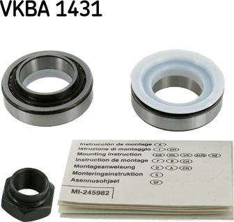 SKF VKBA 1431 - Комплект підшипника маточини колеса avtolavka.club