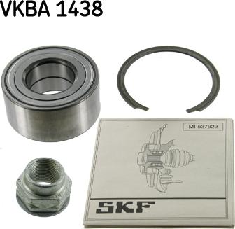 SKF VKBA 1438 - Комплект підшипника маточини колеса avtolavka.club