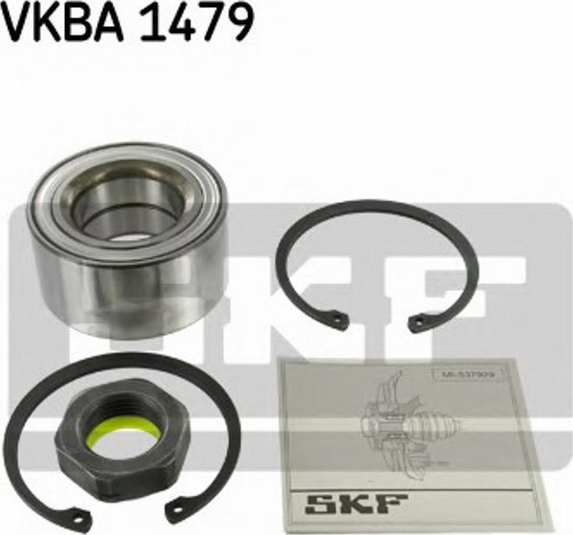 SKF VKBA 1479 - Комплект підшипника маточини колеса avtolavka.club