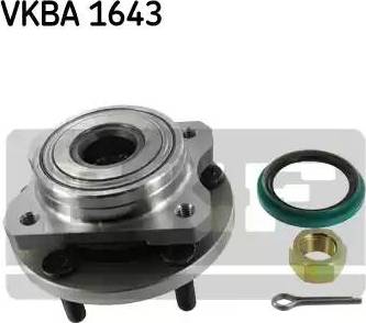 SKF VKBA 1643 - Маточина колеса avtolavka.club