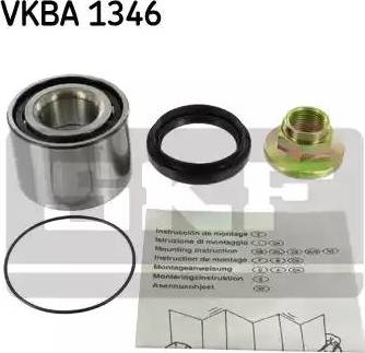 SKF VKBA 1346 - Комплект підшипника маточини колеса avtolavka.club