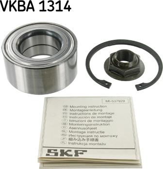 SKF VKBA 1314 - Комплект підшипника маточини колеса avtolavka.club