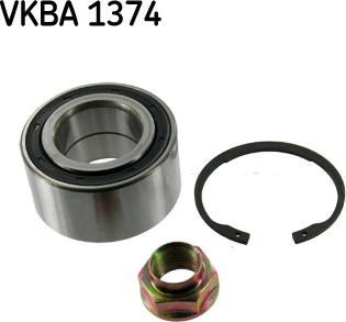 SKF VKBA 1374 - Комплект підшипника маточини колеса avtolavka.club