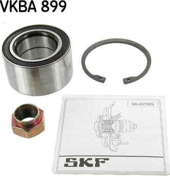 SKF VKBA 899 - Комплект підшипника маточини колеса avtolavka.club