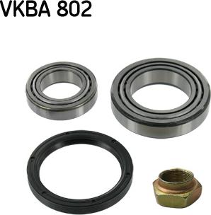 SKF VKBA 802 - Комплект підшипника маточини колеса avtolavka.club