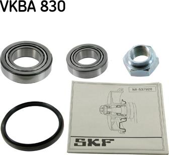 SKF VKBA 830 - Комплект підшипника маточини колеса avtolavka.club