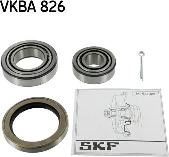 SKF VKBA 826 - Комплект підшипника маточини колеса avtolavka.club