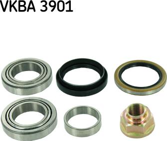 SKF VKBA 3901 - Комплект підшипника маточини колеса avtolavka.club