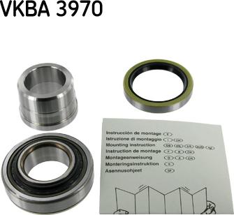 SKF VKBA 3970 - Комплект підшипника маточини колеса avtolavka.club