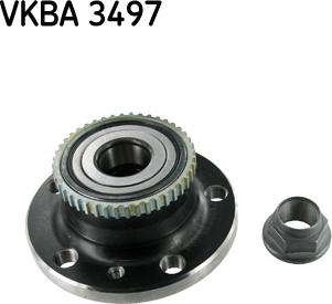 SKF VKBA 3497 - Комплект підшипника маточини колеса avtolavka.club