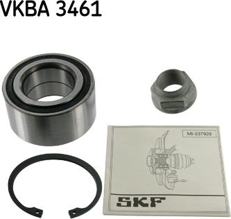 SKF VKBA 3461 - Комплект підшипника маточини колеса avtolavka.club