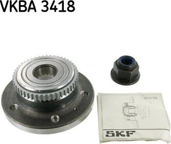 SKF VKBA 3418 - Комплект підшипника маточини колеса avtolavka.club