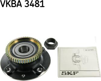 SKF VKBA 3481 - Комплект підшипника маточини колеса avtolavka.club