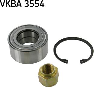 SKF VKBA 3554 - Комплект підшипника маточини колеса avtolavka.club