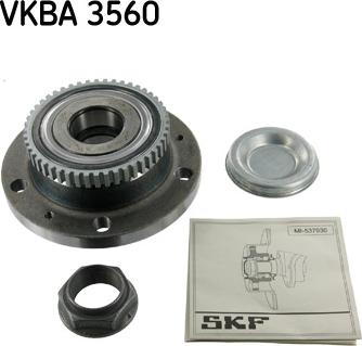 SKF VKBA 3560 - Комплект підшипника маточини колеса avtolavka.club