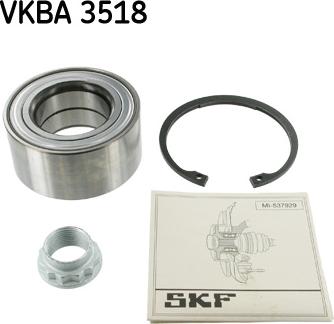 SKF VKBA 3518 - Комплект підшипника маточини колеса avtolavka.club