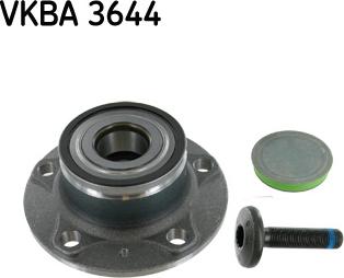 SKF VKBA 3644 - Комплект підшипника маточини колеса avtolavka.club