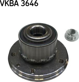 SKF VKBA 3646 - Комплект підшипника маточини колеса avtolavka.club