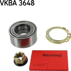SKF VKBA 3648 - Комплект підшипника маточини колеса avtolavka.club