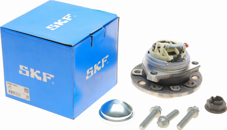 SKF VKBA 3651 - Комплект підшипника маточини колеса avtolavka.club