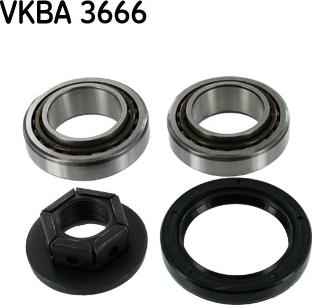 SKF VKBA 3666 - Комплект підшипника маточини колеса avtolavka.club