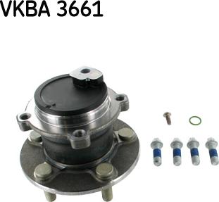 SKF VKBA 3661 - Комплект підшипника маточини колеса avtolavka.club