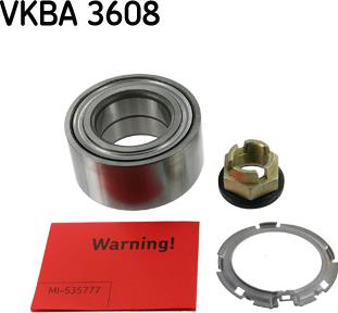 SKF VKBA 3608 - Комплект підшипника маточини колеса avtolavka.club