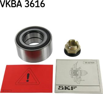 SKF VKBA 3616 - Комплект підшипника маточини колеса avtolavka.club