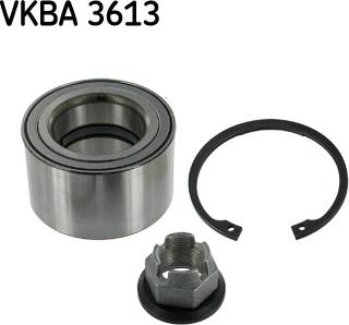 SKF VKBA 3613 - Комплект підшипника маточини колеса avtolavka.club