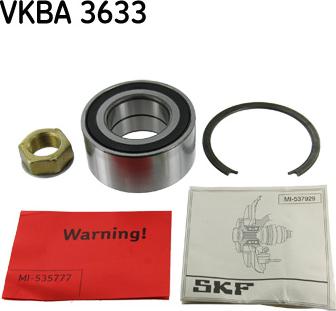 SKF VKBA 3633 - Комплект підшипника маточини колеса avtolavka.club
