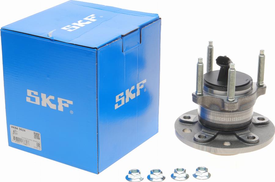 SKF VKBA 3624 - Комплект підшипника маточини колеса avtolavka.club