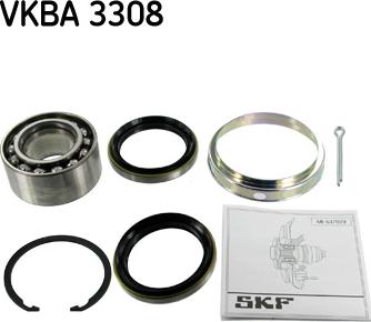 SKF VKBA 3308 - Комплект підшипника маточини колеса avtolavka.club