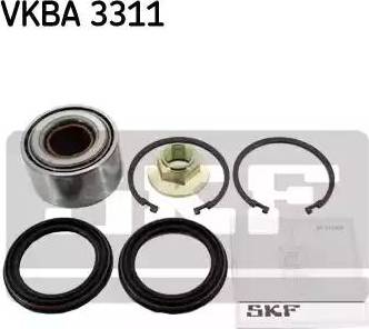 SKF VKBA 3311 - Комплект підшипника маточини колеса avtolavka.club