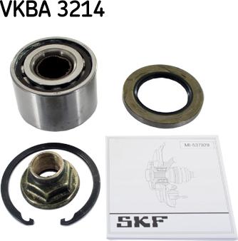 SKF VKBA 3214 - Комплект підшипника маточини колеса avtolavka.club