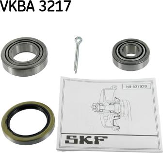 SKF VKBA 3217 - Комплект підшипника маточини колеса avtolavka.club