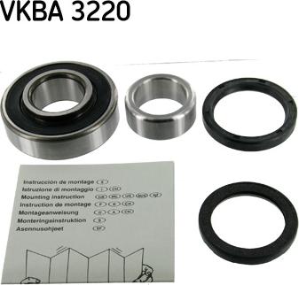 SKF VKBA 3220 - Комплект підшипника маточини колеса avtolavka.club