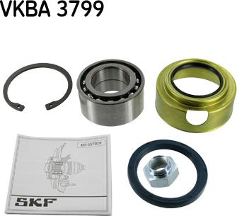 SKF VKBA 3799 - Комплект підшипника маточини колеса avtolavka.club