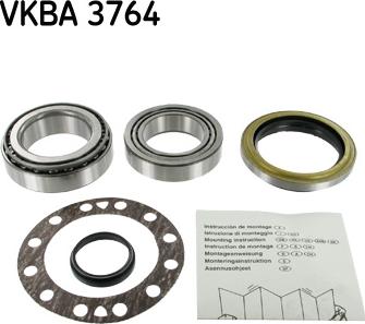 SKF VKBA 3764 - Комплект підшипника маточини колеса avtolavka.club