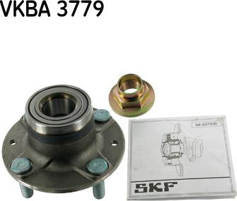 SKF VKBA 3779 - Комплект підшипника маточини колеса avtolavka.club