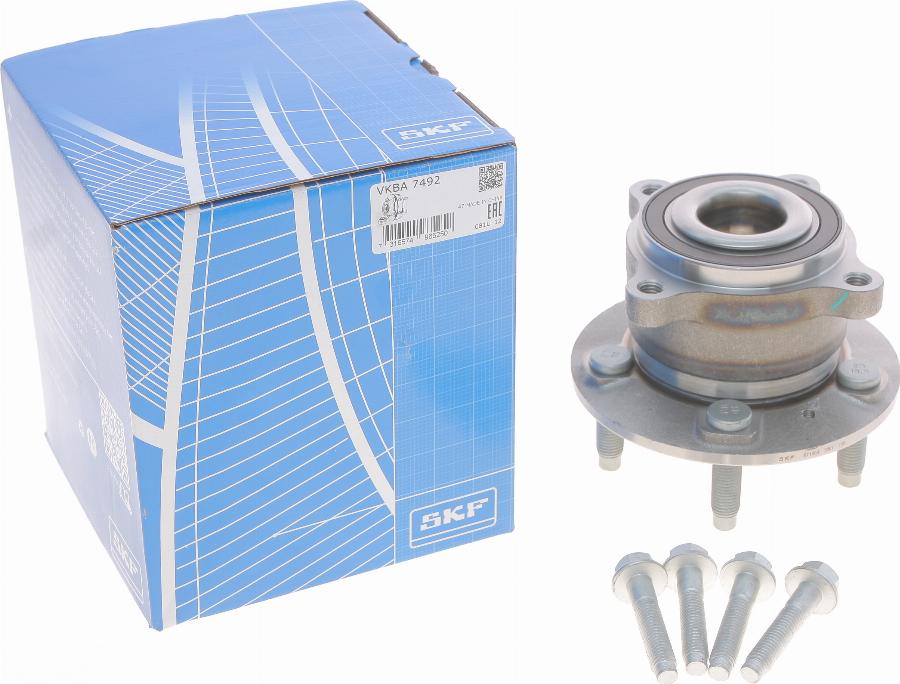 SKF VKBA 7492 - Комплект підшипника маточини колеса avtolavka.club