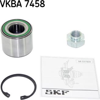 SKF VKBA 7458 - Комплект підшипника маточини колеса avtolavka.club