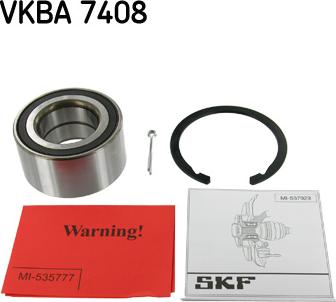SKF VKBA 7408 - Комплект підшипника маточини колеса avtolavka.club