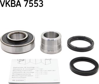 SKF VKBA 7553 - Комплект підшипника маточини колеса avtolavka.club