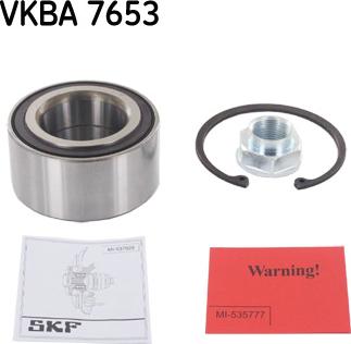 SKF VKBA 7653 - Комплект підшипника маточини колеса avtolavka.club