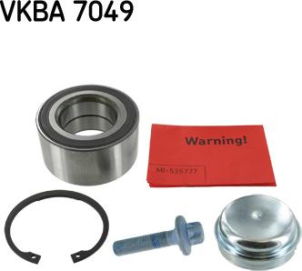 SKF VKBA 7049 - Комплект підшипника маточини колеса avtolavka.club