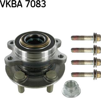 SKF VKBA 7083 - Комплект підшипника маточини колеса avtolavka.club