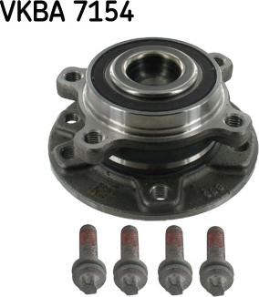 SKF VKBA 7154 - Комплект підшипника маточини колеса avtolavka.club