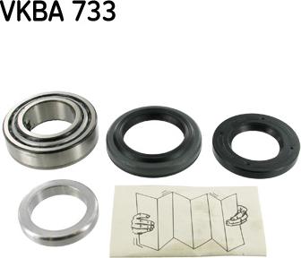 SKF VKBA 733 - Комплект підшипника маточини колеса avtolavka.club